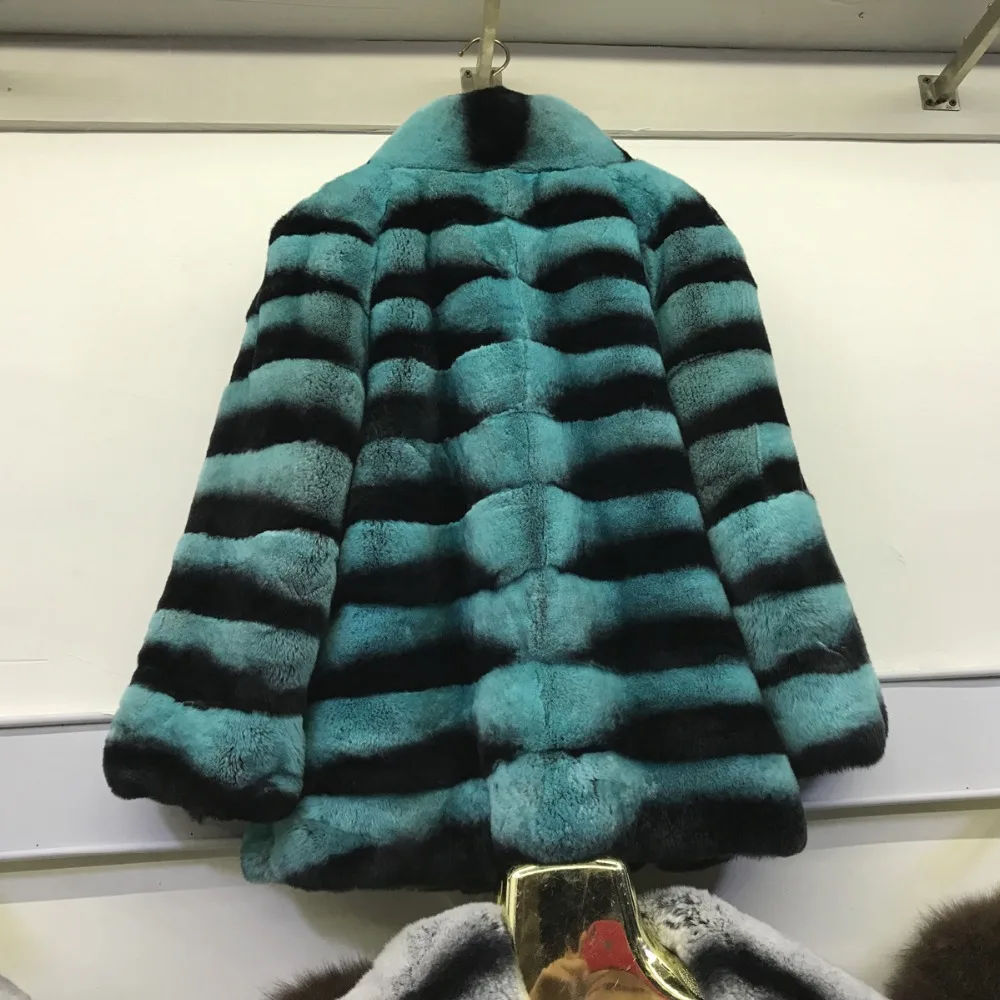 Новый стиль Роскошная натуральная Шуба из кролика Рекс 2021 Высокое качество 100%