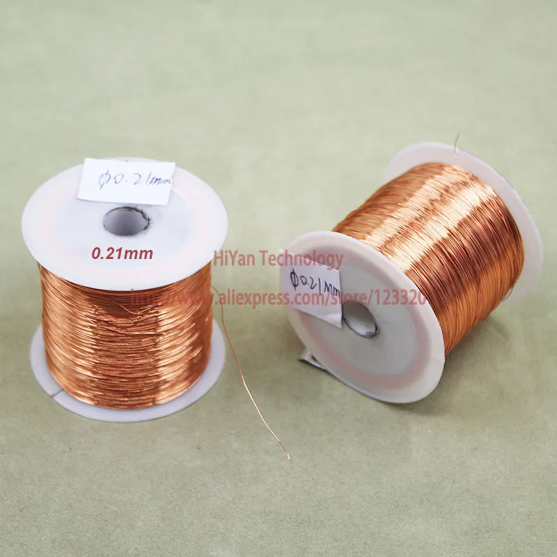 100 грамм 310 метров полиуретановая эмалированная медная проволока диаметром 0 21 мм