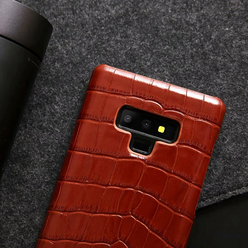 Чехол из натуральной кожи для Samsung Galaxy S9 plus Note 8 9 | Мобильные телефоны и аксессуары