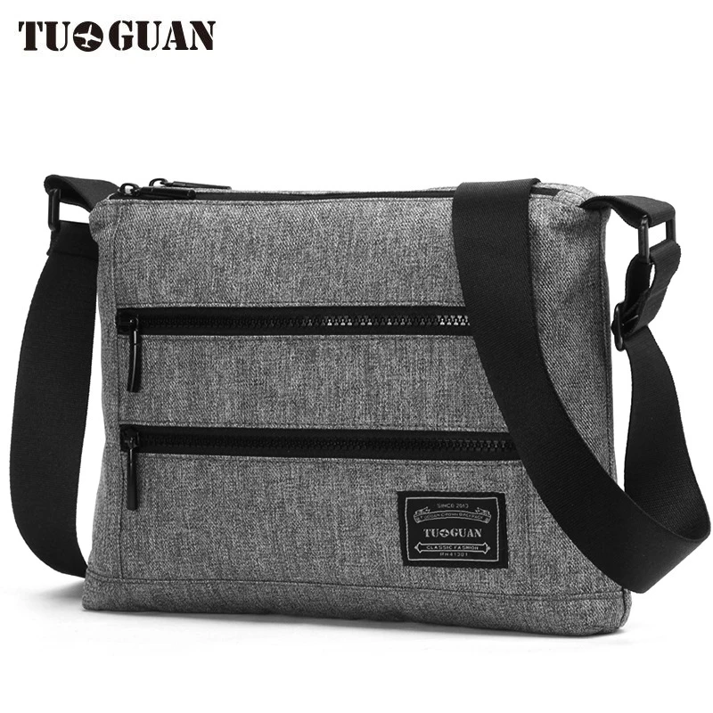 TUGUAN новые модные брендовые дизайнерские мужские сумки мессенджеры в Корейском