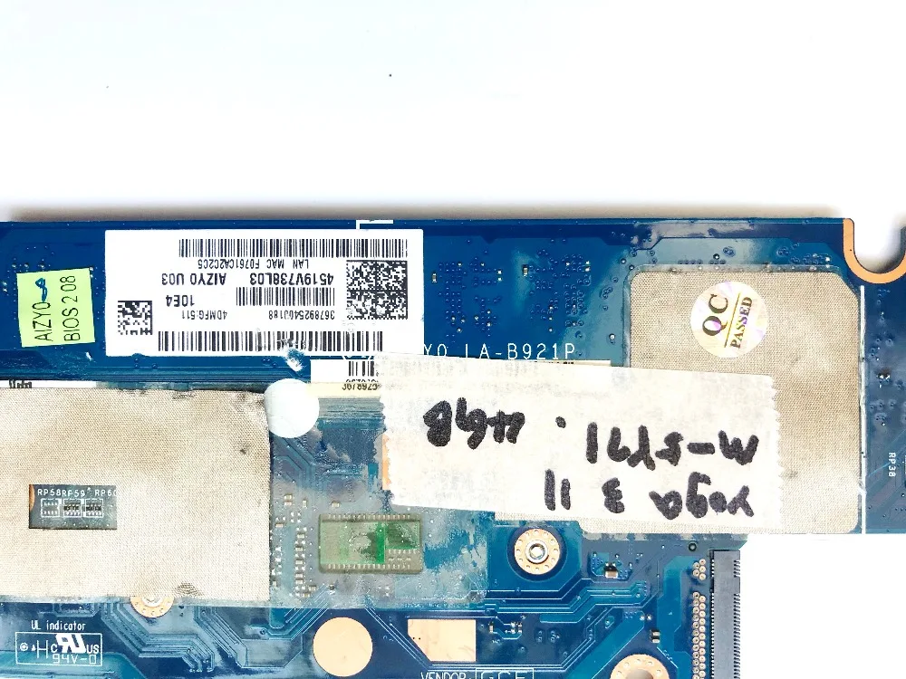 Оригинальная прозрачная защита для экрана Lenovo YOGA 3 11 Материнская плата ноутбука