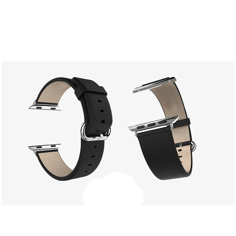 Ремешок для Apple Watch 42 мм/38 мм женский браслет с адаптером из натуральной кожи теленка серии 2 и 1.