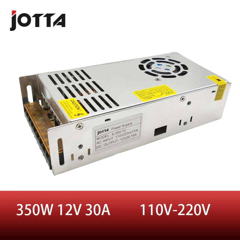 

350W 12V 30A LED Strip CNC 3D Print Small Volume Single Output Switching power supply
