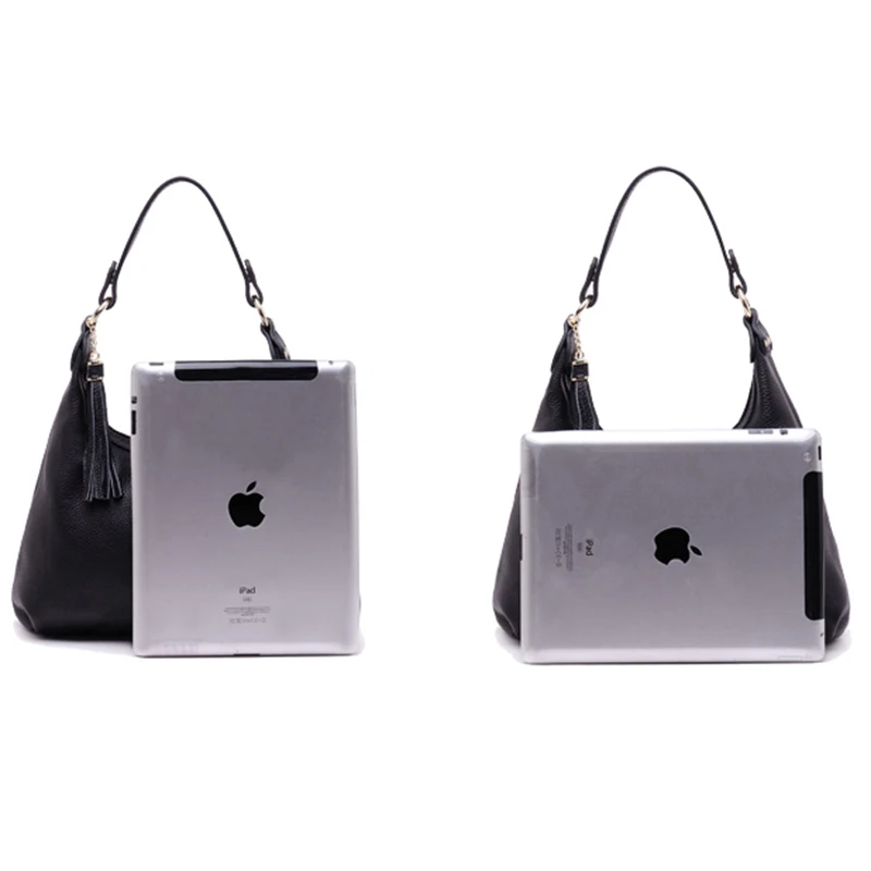 Кисточки Хобо женская сумка из натуральной кожи на плечо воловьей модные сумки