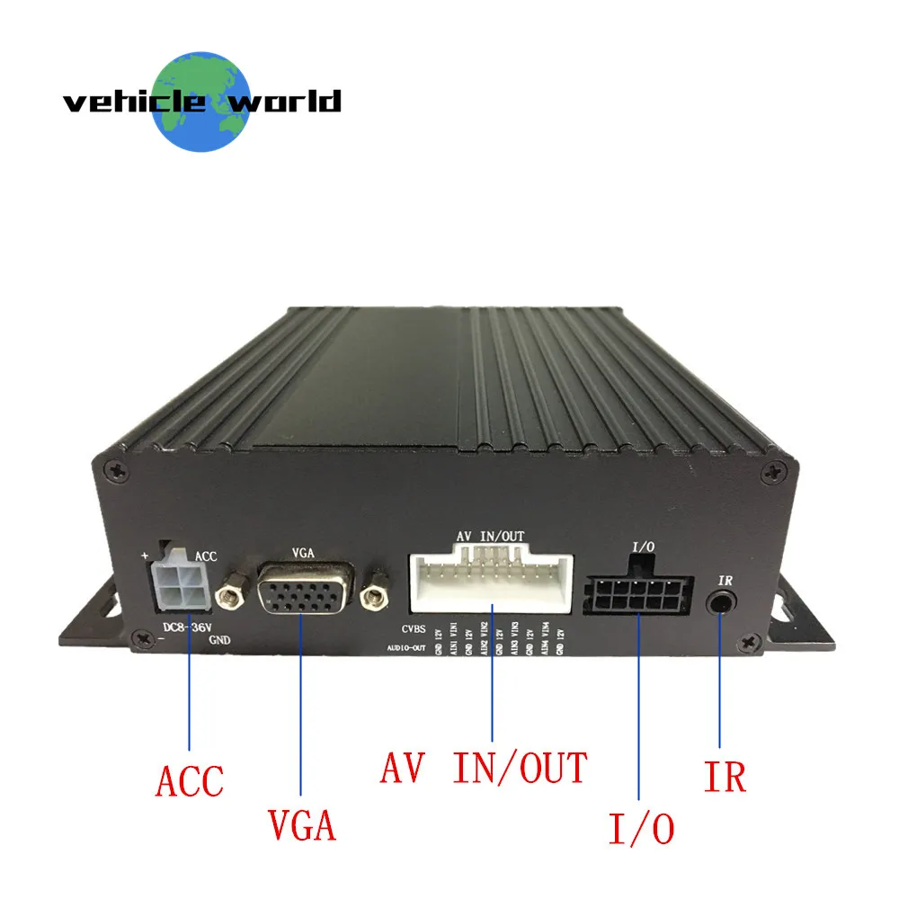 2.0MP AHD 1080P 4Ch двойная sd карта школьный автобус прицеп грузовик такси автомобиль