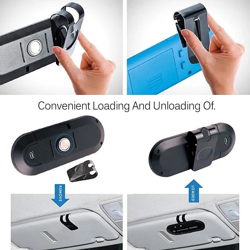 LV-B08 Bluetooth Car Kit Handfree Music Receiver Wireless Auto AUX Audio Multipoint Speakerphone Universal Streaming | Электроника