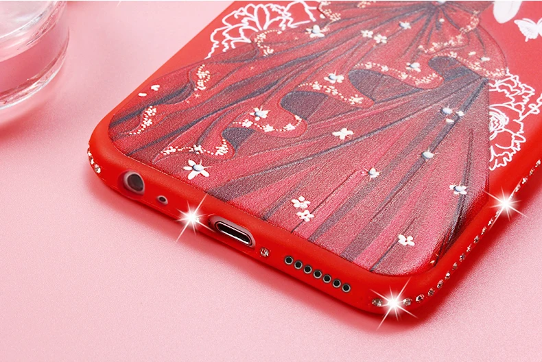 Чехол HeyJingles для OPPO R9 Защитный Мягкий симпатичный протектор юбка девочек милый