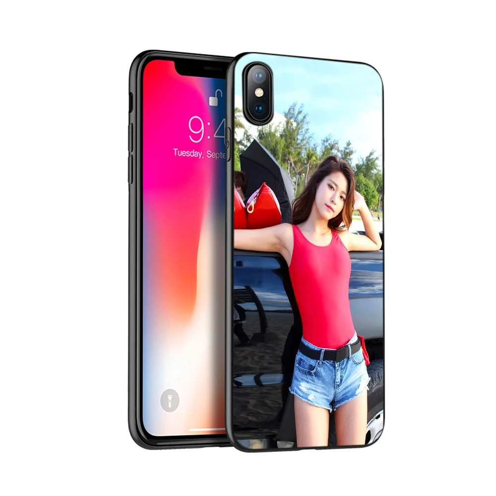 Черный чехол из ТПУ для iphone 5 5s SE 2020 6 6s 7 8 plus x 10 силиконовый XR XS 11 pro MAX с АОА Айс