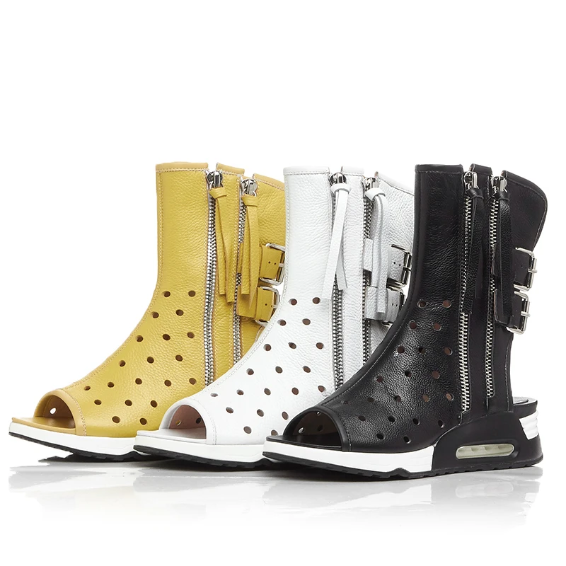 Новинка женские кожаные сандалии zapatos de mujer verano 2019 гладиаторы женская обувь chaussure