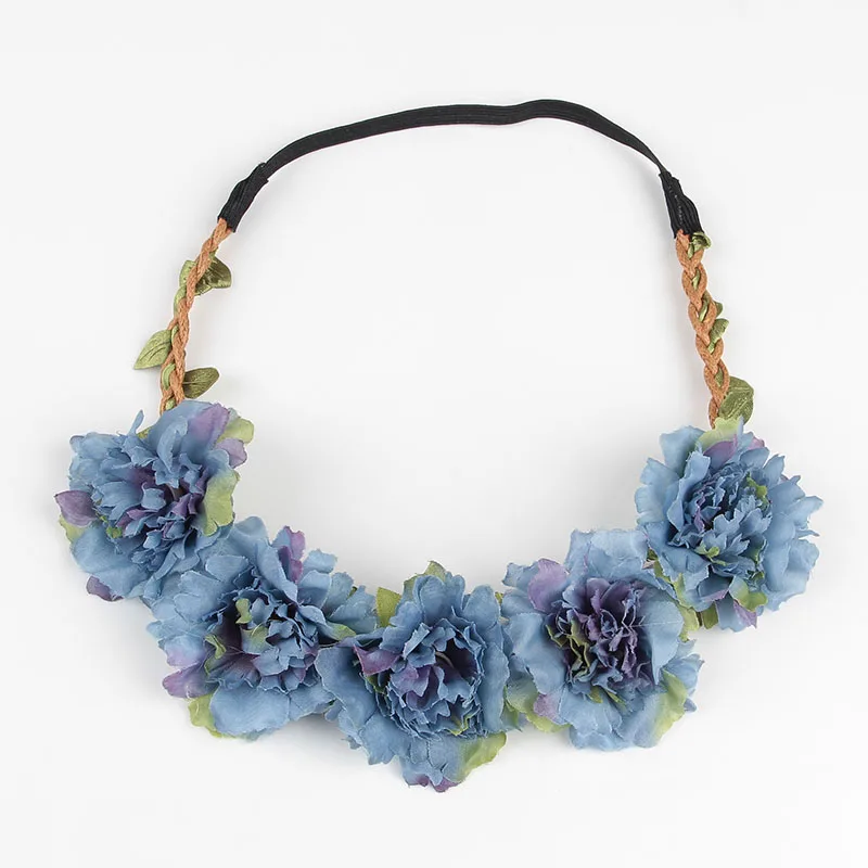 Новинка 2017 модные аксессуары для волос Женская богемная пляжная повязка на