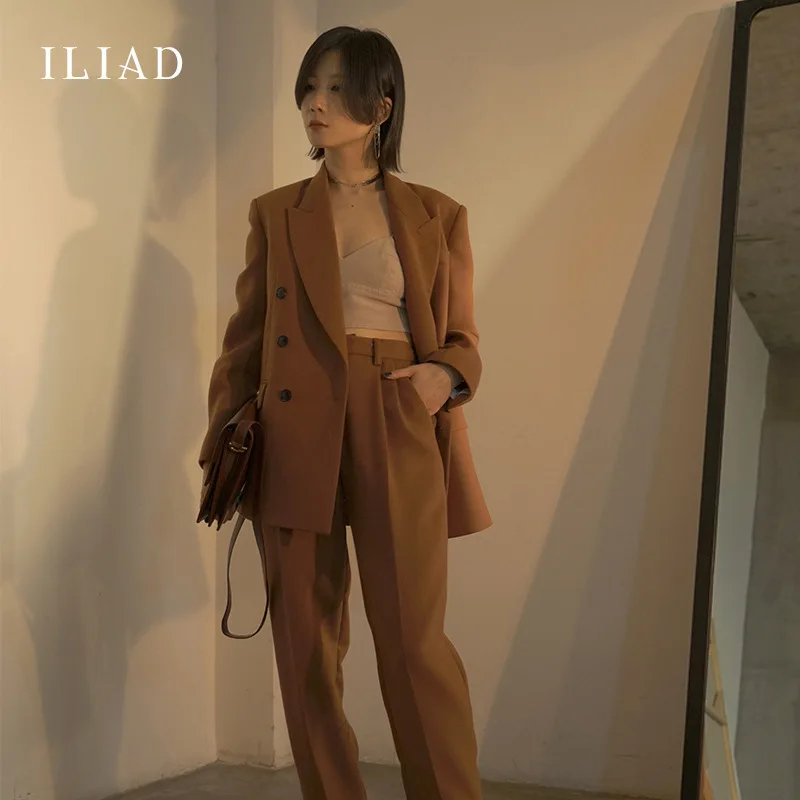 Оригинальный дизайнерский костюм ILIAD платье 2018 осень новый продукт длинный рукав