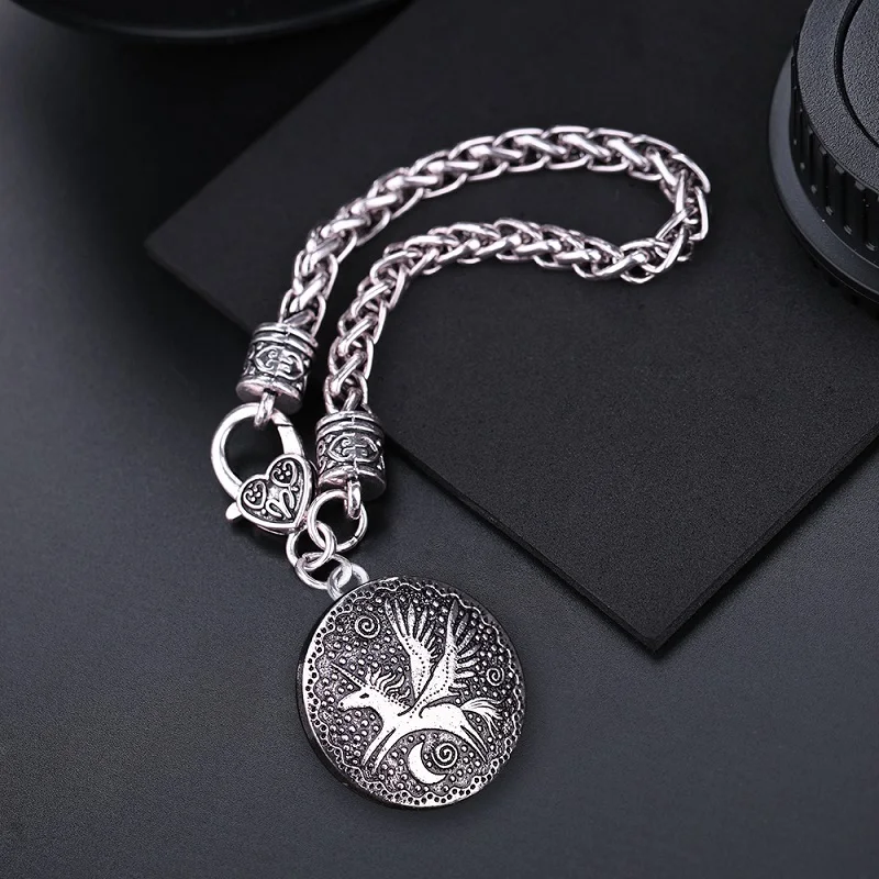 Рыболовный крючок Прямая поставка тибетского серебристого цвета с изображением