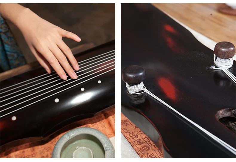 Китайский guqin fu xi Тип Лира китайский 7 струн древний Zither китайские Музыкальные инструменты zither xiao jiang hu используется Guqin