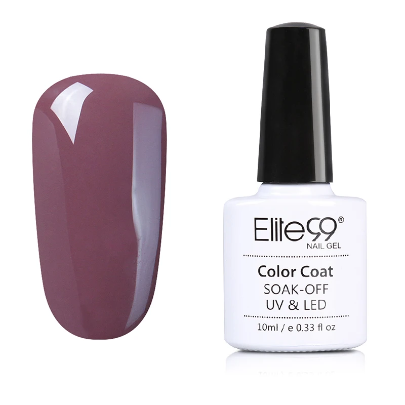 Elite99 Soak Off Гели для ногтей Лаки гель лак комплект 3 шт. Кофе коричневый УФ пилочка