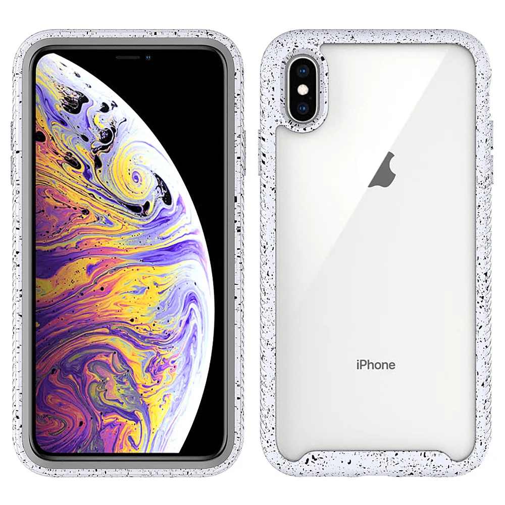 Противоударный гибридный защитный ТПУ бампер Прозрачный чехол для iPhone 11 Pro Max XS MAX XR 11 8 7 6 Plus противоударный силиконовый роскошный чехол для телефона