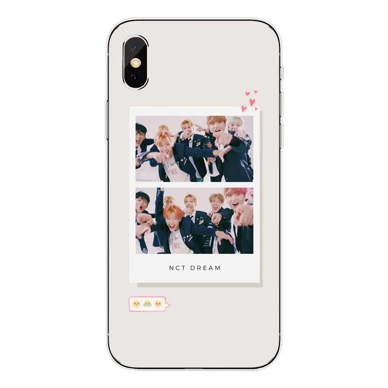 NCT 127 Kpop grupo Menino Мягкий чехол из ТПУ для iphone X XR XS MAX 8 7 6 PLUS 5 KPOP K.A.R.D MONSTA | Мобильные