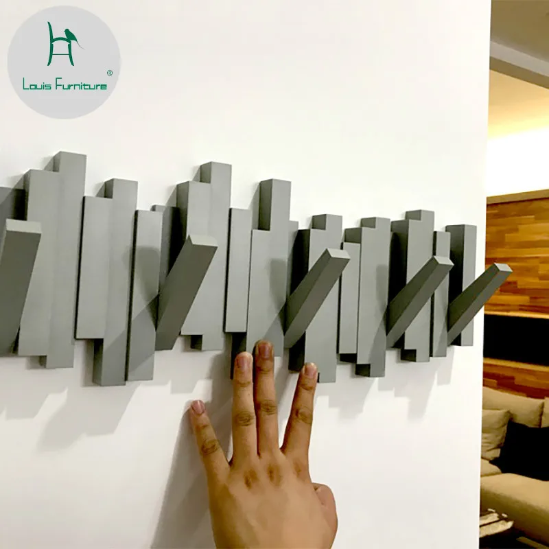 Креативные настенные вешалки для стен Луи держатели шляп портреты ключи одежда