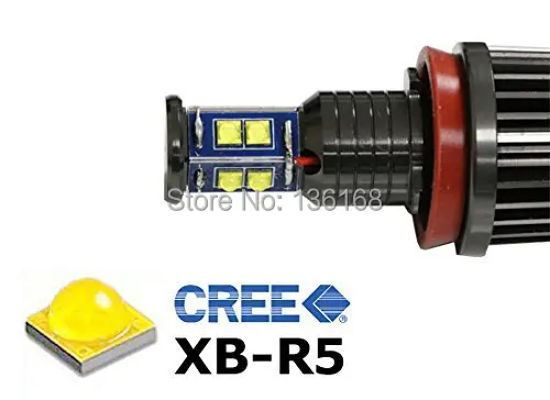 Высокое качество! 40 Вт XB R5 CREE чипы высокой Мощность H8 светодиодный Ангельские