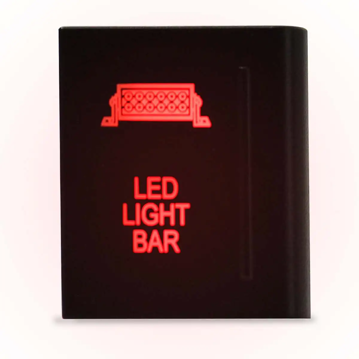 LED Light Bar 12 В 3 А пластиковый светодиодный кнопочный переключатель, светильник для вождения, панель включения выключения, тумблер Для VW Amarok PSWA107R, подходит только для правой стороны - Цвет: LED Light Bar