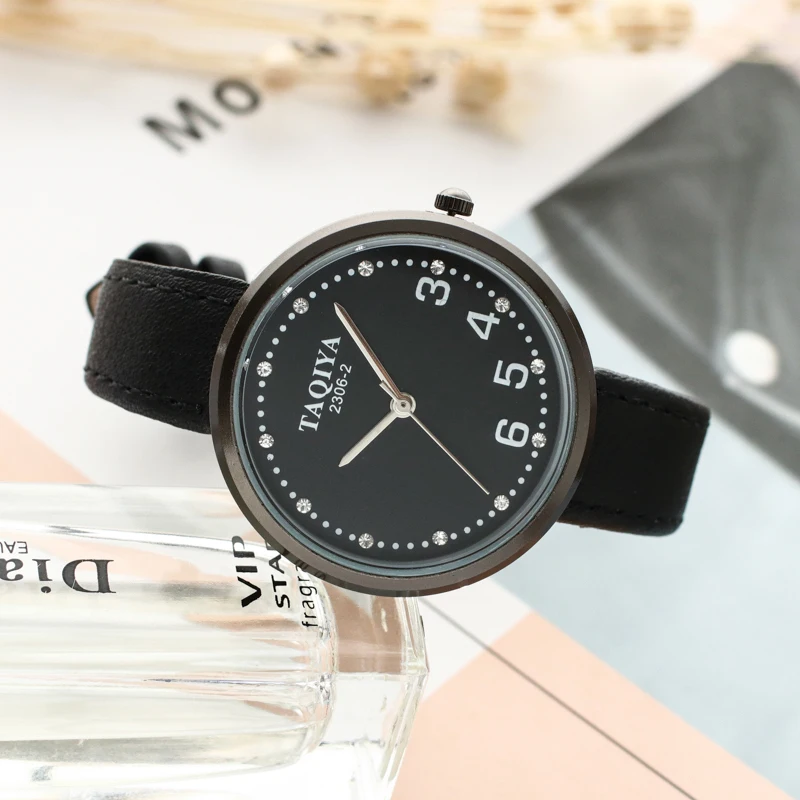 Relojes Para Mujer модные повседневные Дамские Кварцевые часы с маленьким номером ремня