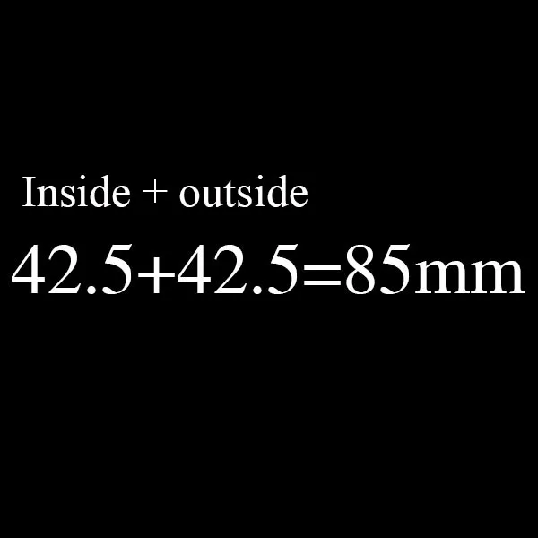 85(42.5knob-42.5) Дверной цилиндр 65 70 75 80 85 90 100 мм безопасности медный замок цилиндр безопасности дверная ручка латунный ключ анти-Прай нержавеющий цилиндр - Цвет: 85(42.5knob-42.5)