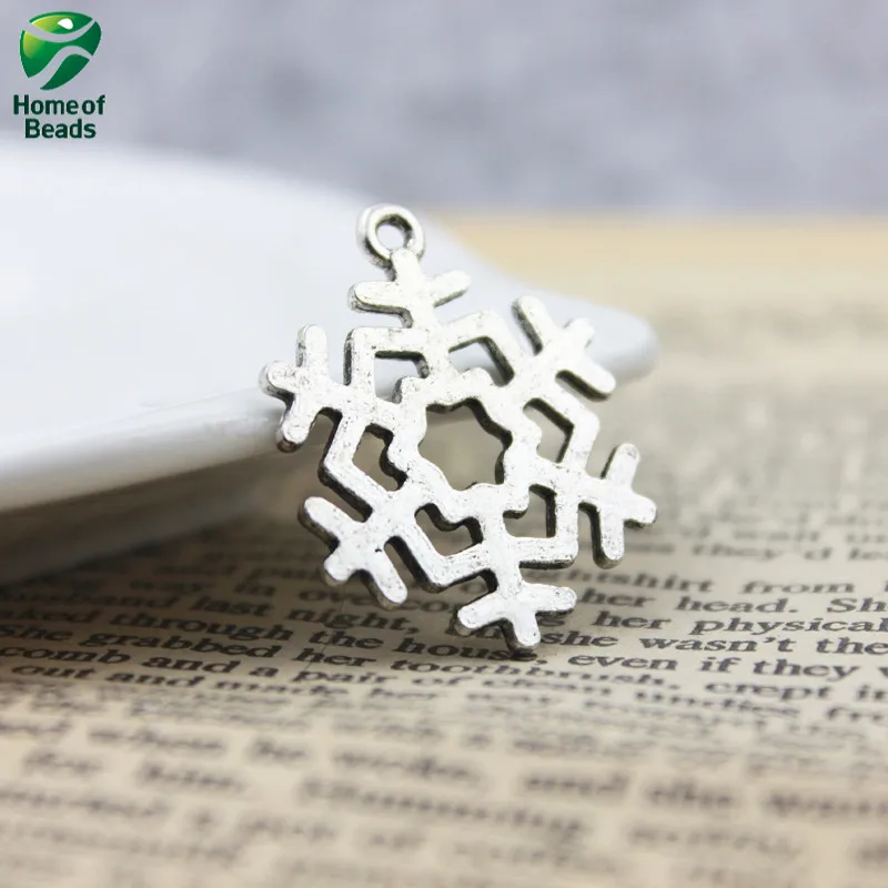 

Модные ботинки больших размеров, со снежинками для ювелирных украшений Hand-Made античное серебро Цвет Подвеска из сплава (15 шт./упак.) ZA1173