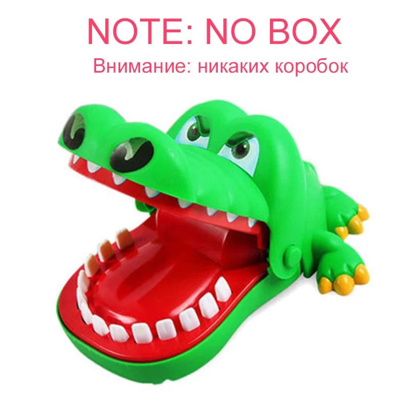 Творческие розыгрыши рот зуб Аллигатор рука детские игрушки семейные игры классические кусающие руки ligh игрушки для детей - Цвет: Y0030 NO BOX