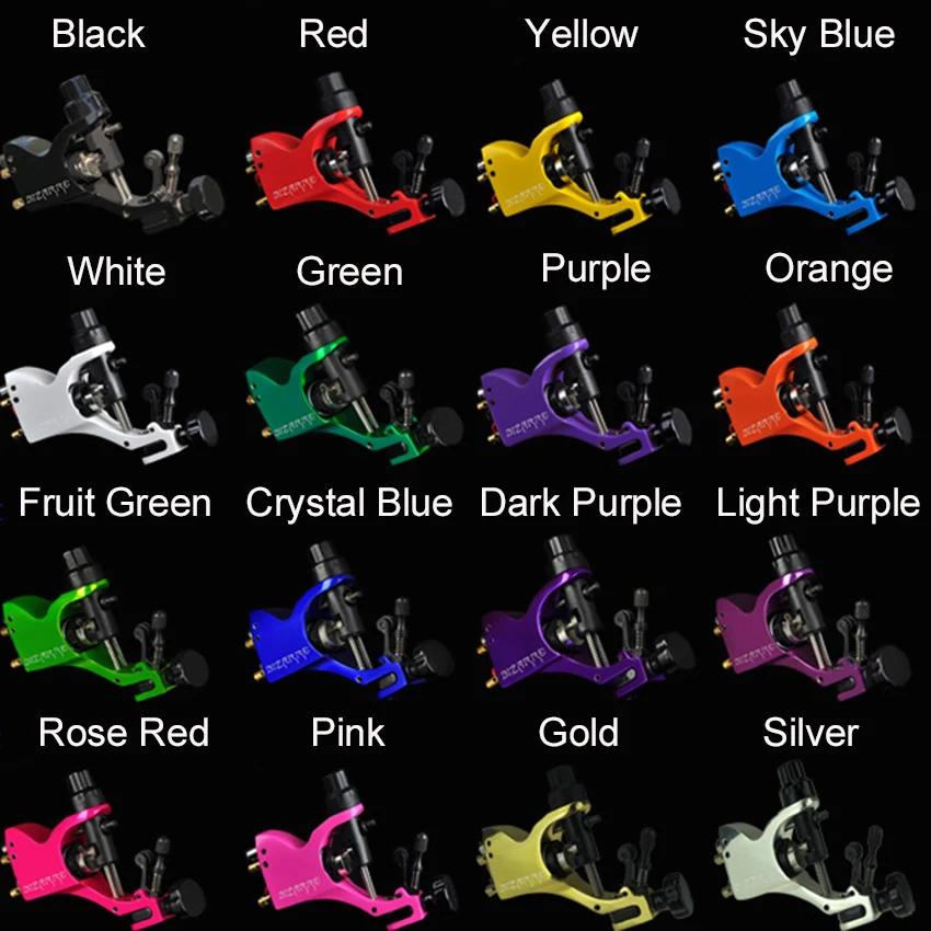 Роторная тату-машинка пистолет Rca + клипкорд коннектор для шейдеров лайнер 16