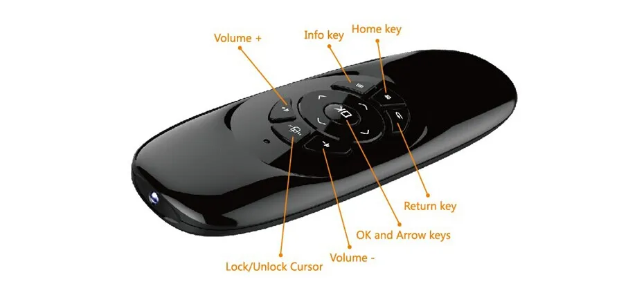 Беспроводная игровая клавиатура с гироскопом 2 4 ГГц Воздушная мышь Игровая EW05 C120