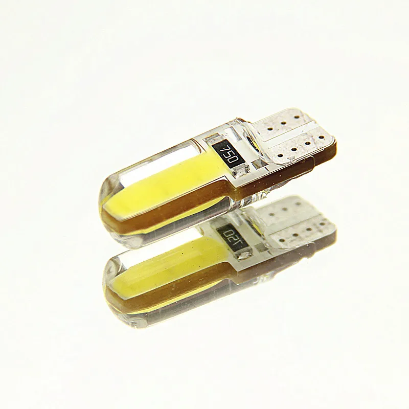

T10 COB 194 W5W COB Car Clearance Light Canbus Auto Silicon License Plate Lamp