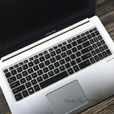 Black Для ASUS VivoBook 15 N580gd N580v NX580 R560UD R560U R560 15 15,6 дюйма силиконовая клавиатура для ноутбука кожного покрова защитная пленка - Цвет: Black