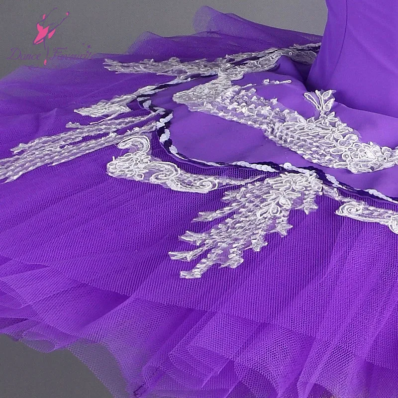

Purple classical ballet tutu girl stage performance pancake ballet tutu ballerina dance costume women & girl ballet tutu
