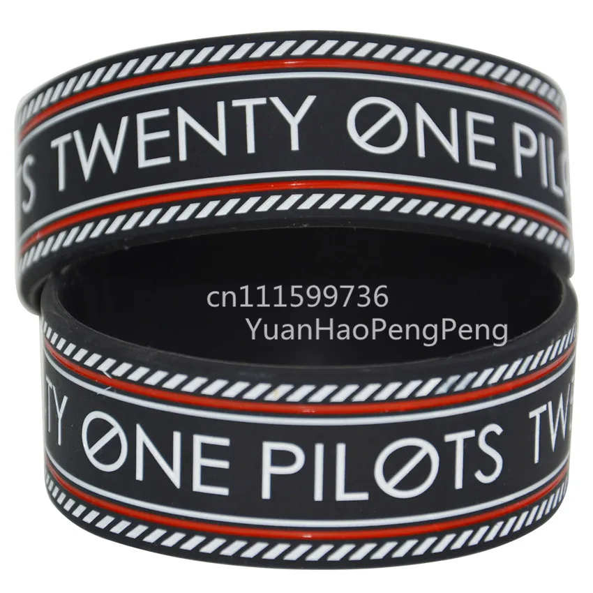 1 шт. силиконовый черный браслет Twenty One Pilots | Украшения и аксессуары