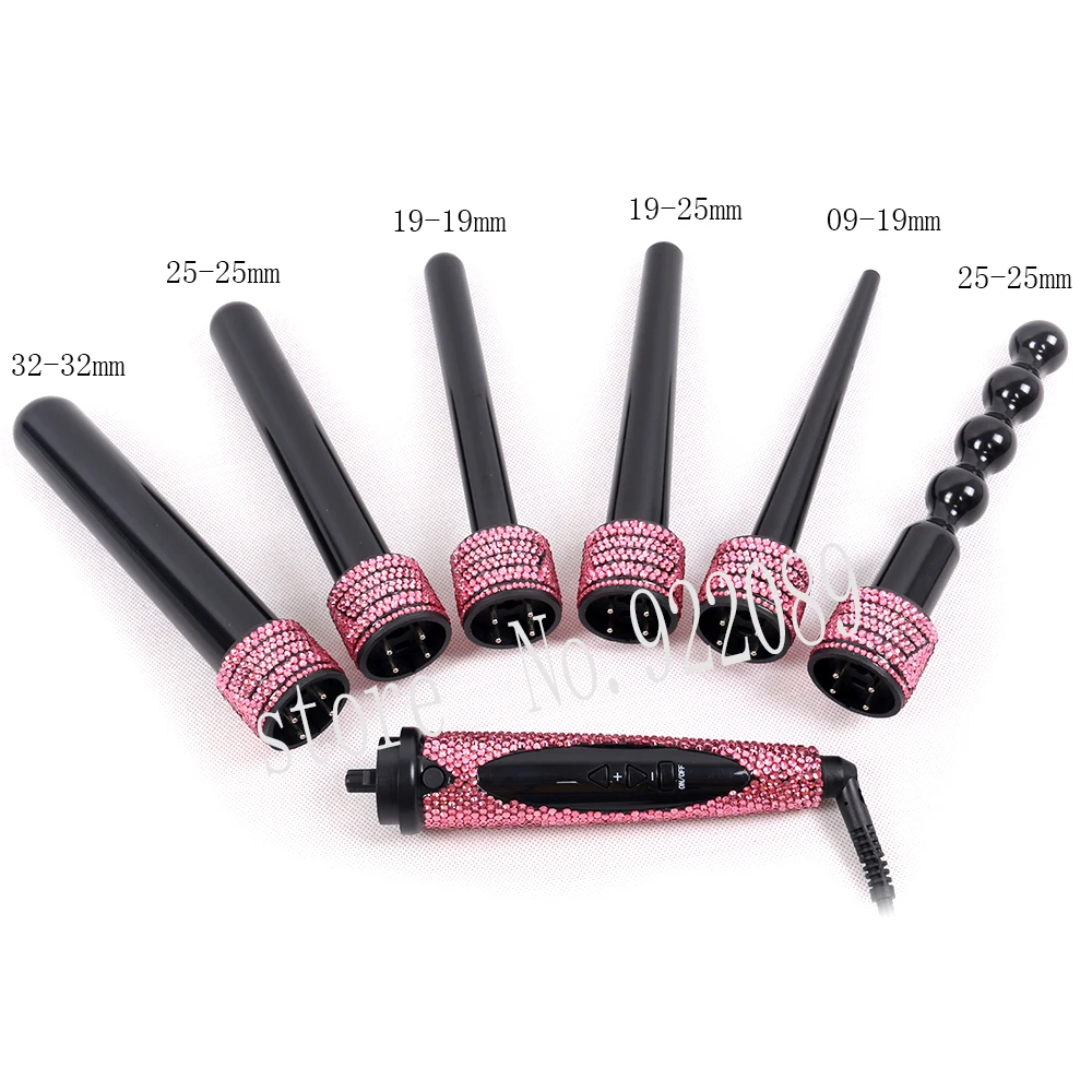 Щипцы для завивки волос с кристаллами 6 в 1|wand hair|hair curling wandhair wand |