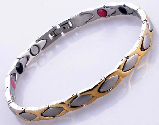 2017 уникальный магнитный Неодимовый терапевтический браслет из нержавеющей