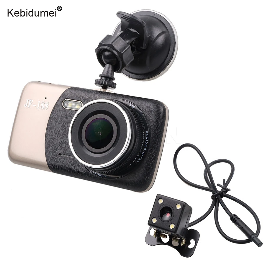 Kebidumei новый 4 дюймовый FULL HD Автомобильный видеорегистратор с функцией ночного