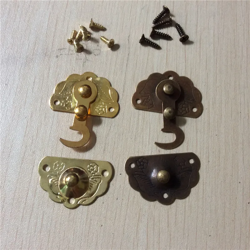 Винтажная железная защелка декоративная DIY Ювелирная Подарочная деревянная