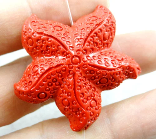 Натуральный камень кварц кристалл Cinnabar красная Органическая киноварь пять