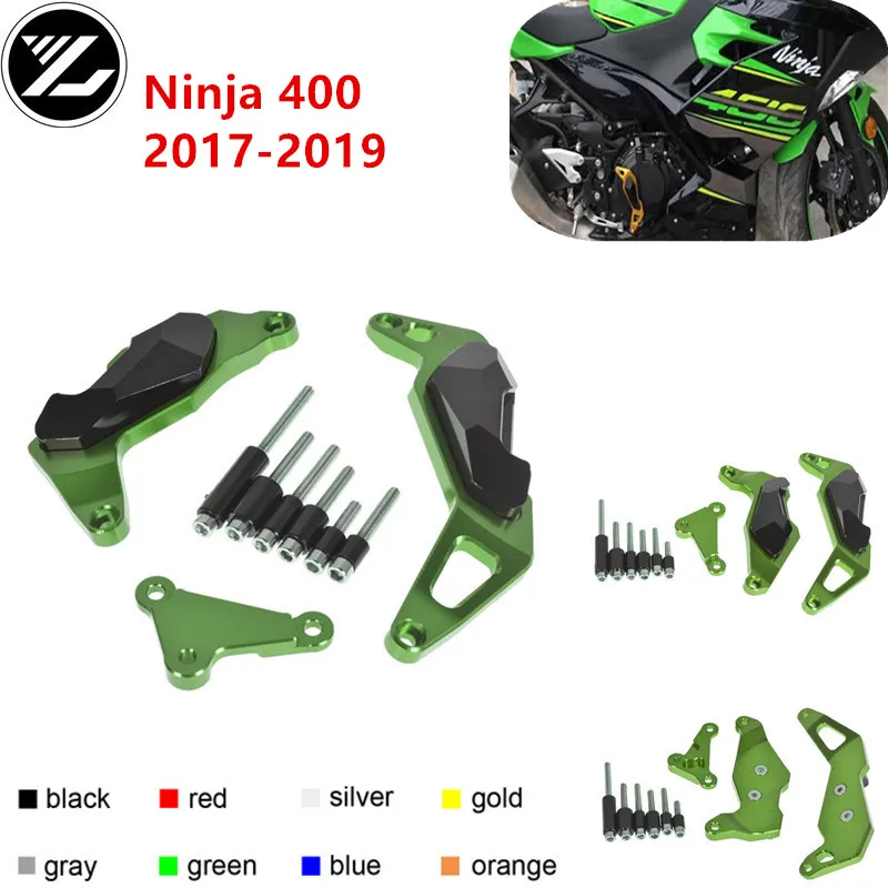 Слайдеры рамы для KAWASAKI NINJA 400 2017 2018 2019 защита от ударов аксессуары мотоциклов