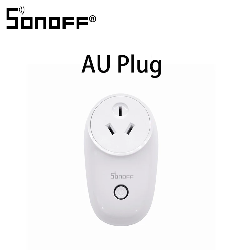 S26 AU Sonoff S26 Базовая Wi-Fi умная розетка US/EU/UK Беспроводная розетка, умная домашняя розетка, работающая с Alexa Google Assistant IFTTT - Комплект: S26 AU