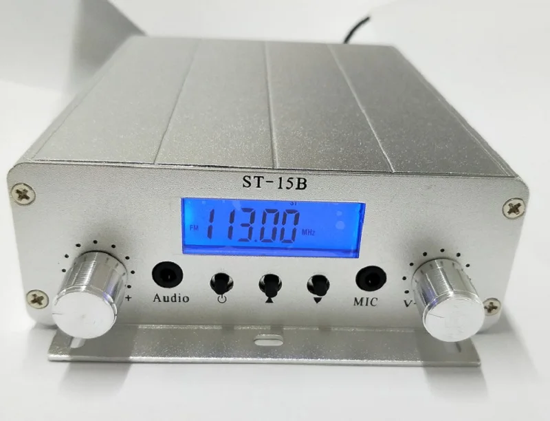 Fm передатчик FMU SER 15 Вт стереозвук PLL радиовещание 76 МГц ~ 113 100 кГц|Теле- и