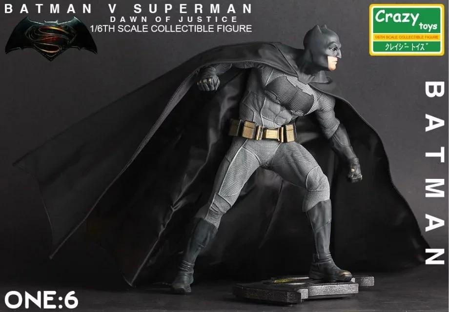 Сумасшедшие игрушки Бэтмен против Супермена Рассвет Справедливости 1:6