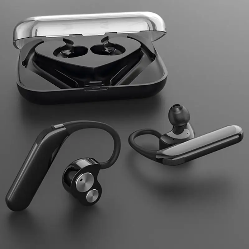 X6 TWS Bluetooth наушники с двойной подвижной катушкой IPX7 водонепроницаемый Заушник с микрофоном Стерео Auricula для xiaomi/Apple/Android Earpods