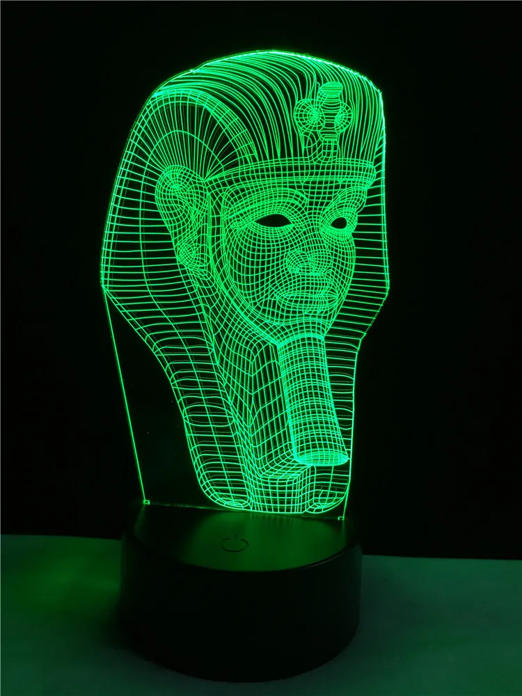 GAOPIN Египетский Сфинкс декоративный светильник ing кабель 3D светодиодный USB
