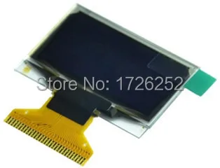 0 96 дюймов 30PIN 8 бит желтый синий OLED дисплей экран SSD1306 Привод IC 128*64 SPI / I2C интерфейс |