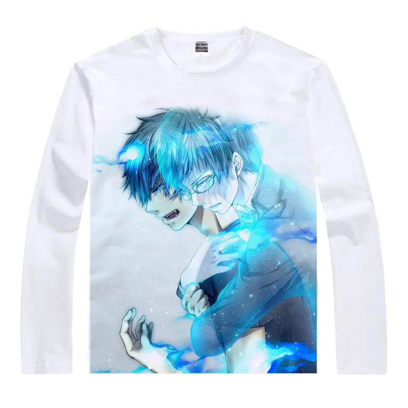 Туфли для косплея Blue Exorcist футболки мульти стиль рубашка с длинными рукавами Ao no