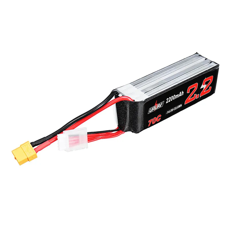 URUAV 14,8 V 2200mAh 70C 4S Lipo аккумулятор Перезаряжаемый W/XT60 разъем для Fury Wing Airplane Feilun FT011 части
