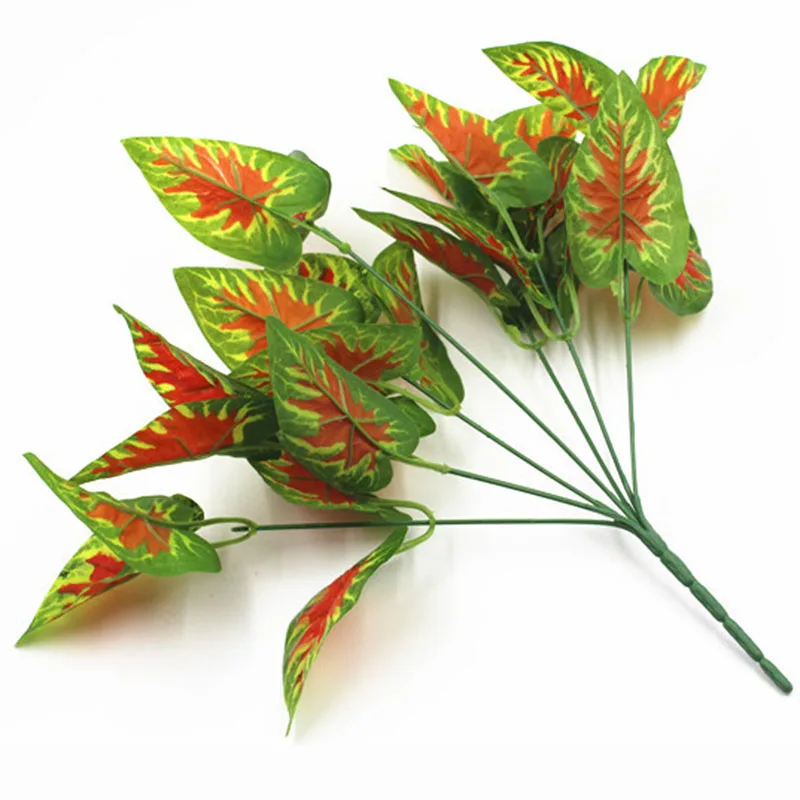 Artificial Plants Green Grass Plastic Plant Wall Garden Home Decoration Simulation Flowers Fake Leaves | Дом и сад