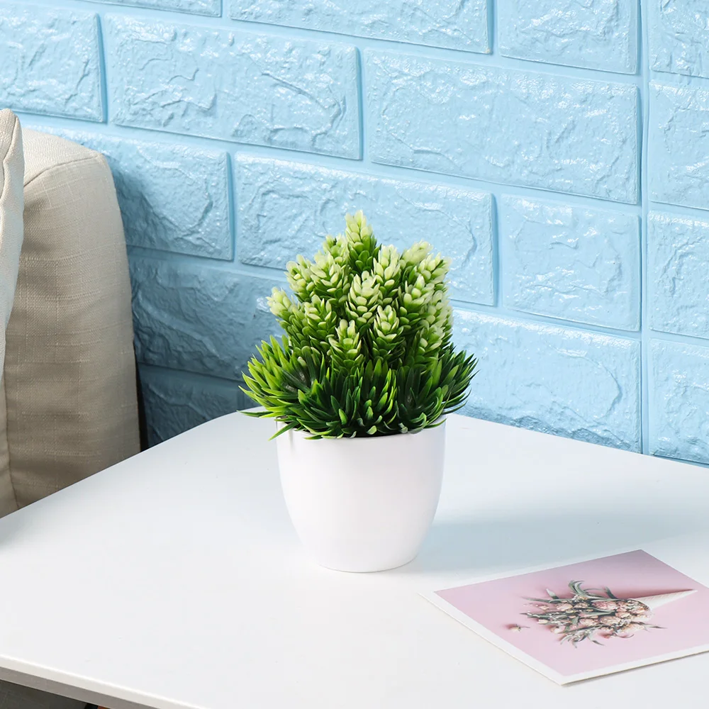 Мини настольный орнамент свадебные искусственные цветы в рождественском стиле