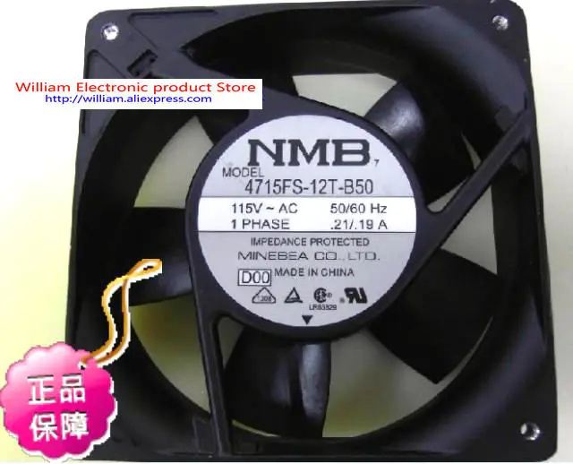 

New Original NMB 4715FS-12T-B50 AC115V 15W 120*38MM Cooling fan